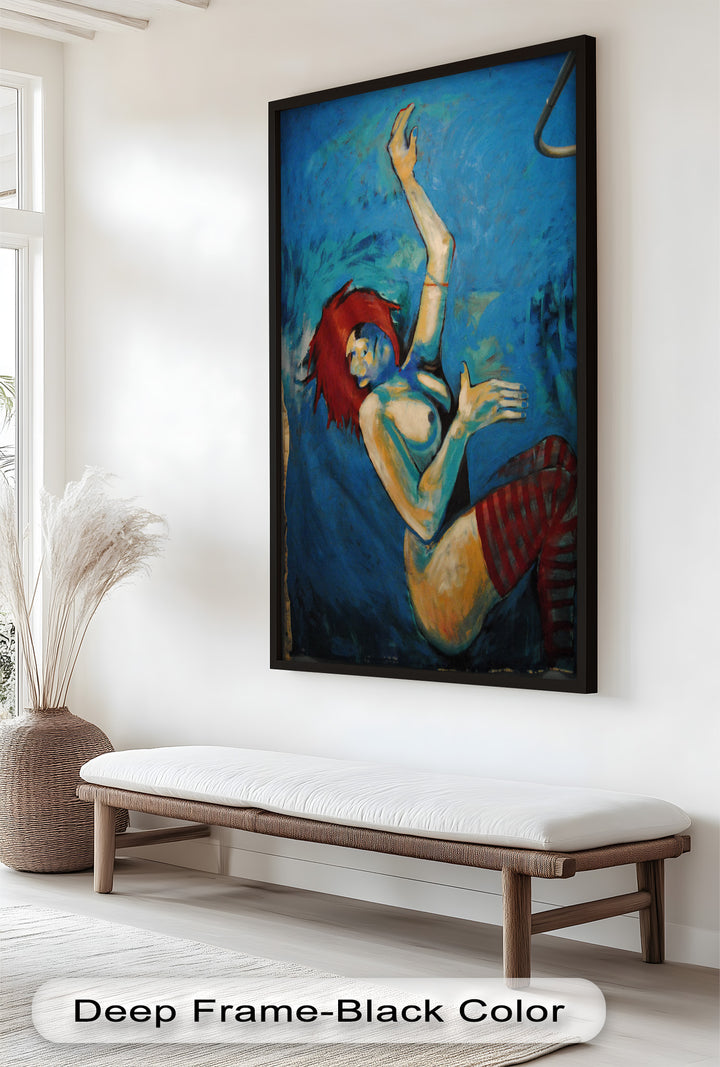 Red-Haired Nude with Blue Shadows - Picasso Oil Painting