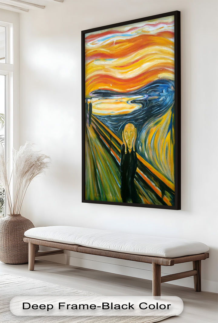The Silent Cry – Expressionist Bridge Scene Picasso Oil Painting