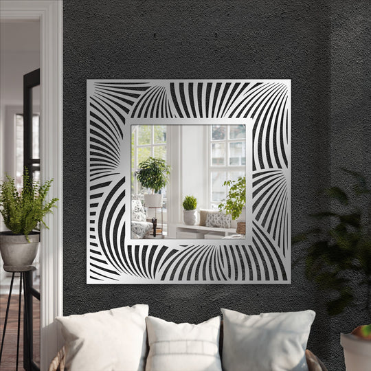 modern statement floor mirror
