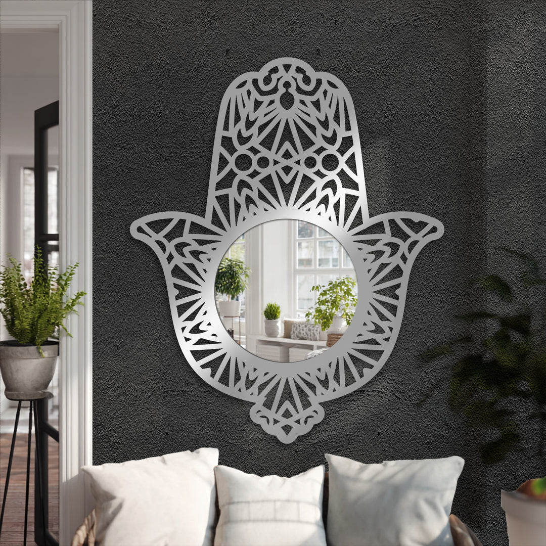 hamsa metal wall art