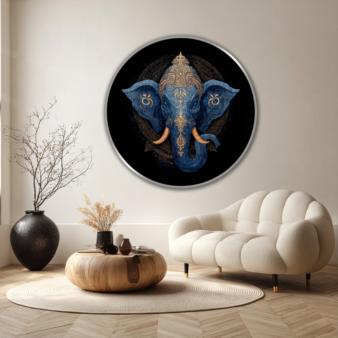 meditation room elephant art