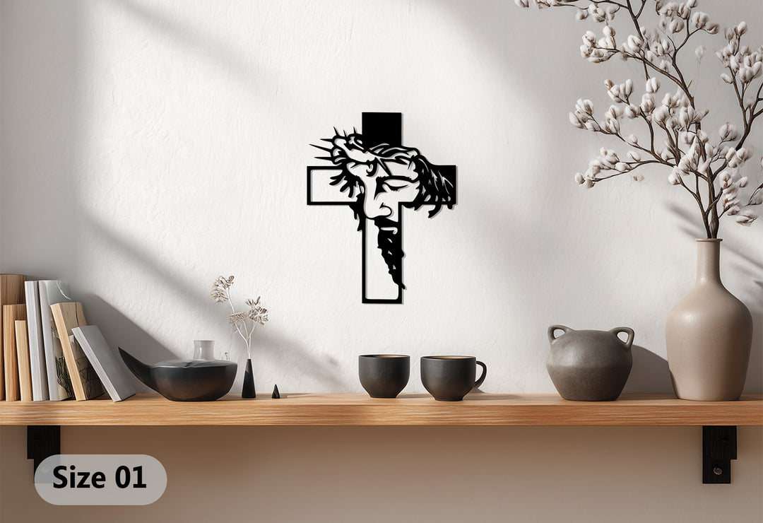 Jesus Crown of Thorns – Sacred Metal Wall Art
