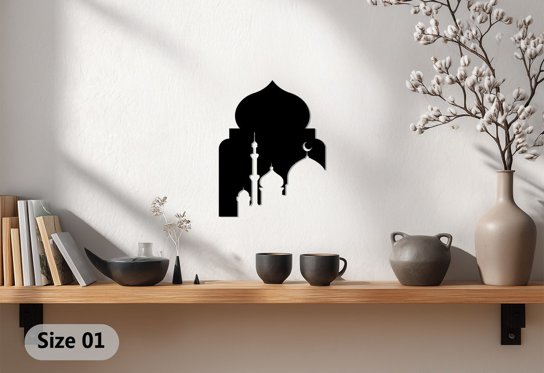 Göttliche Symmetrie – Ornamentale Geometrie Metall Wandbilder