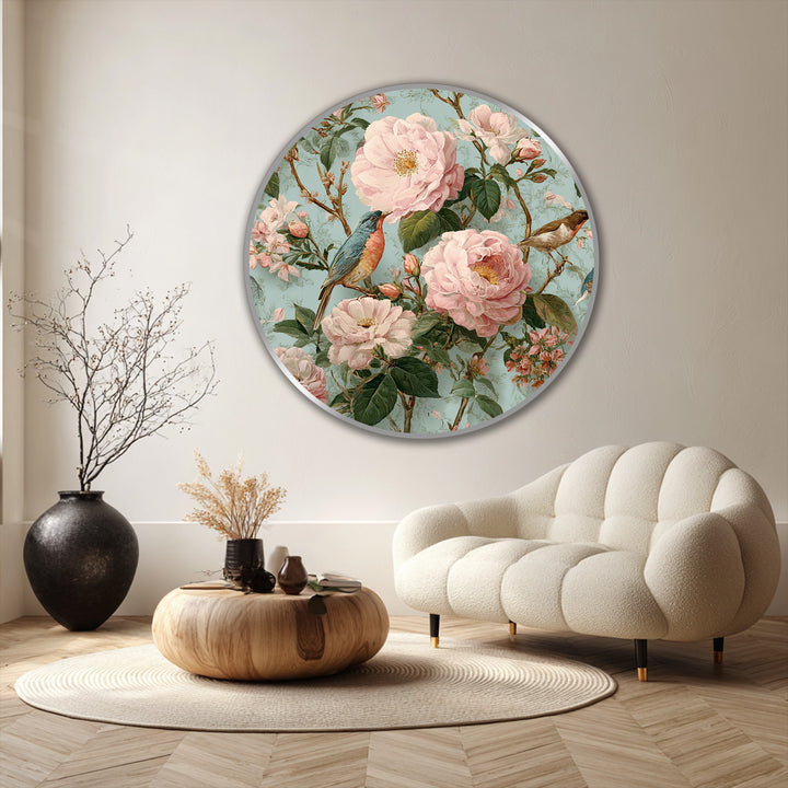 nature inspired circular painting
