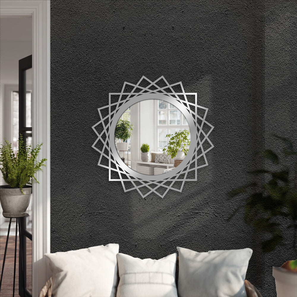 Contemporary hallway mirror wall decor