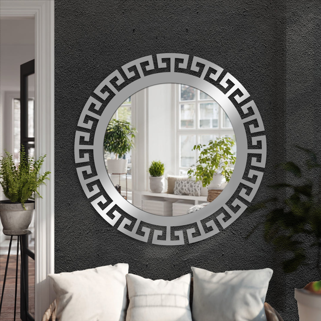 Contemporary hallway mirror wall decor