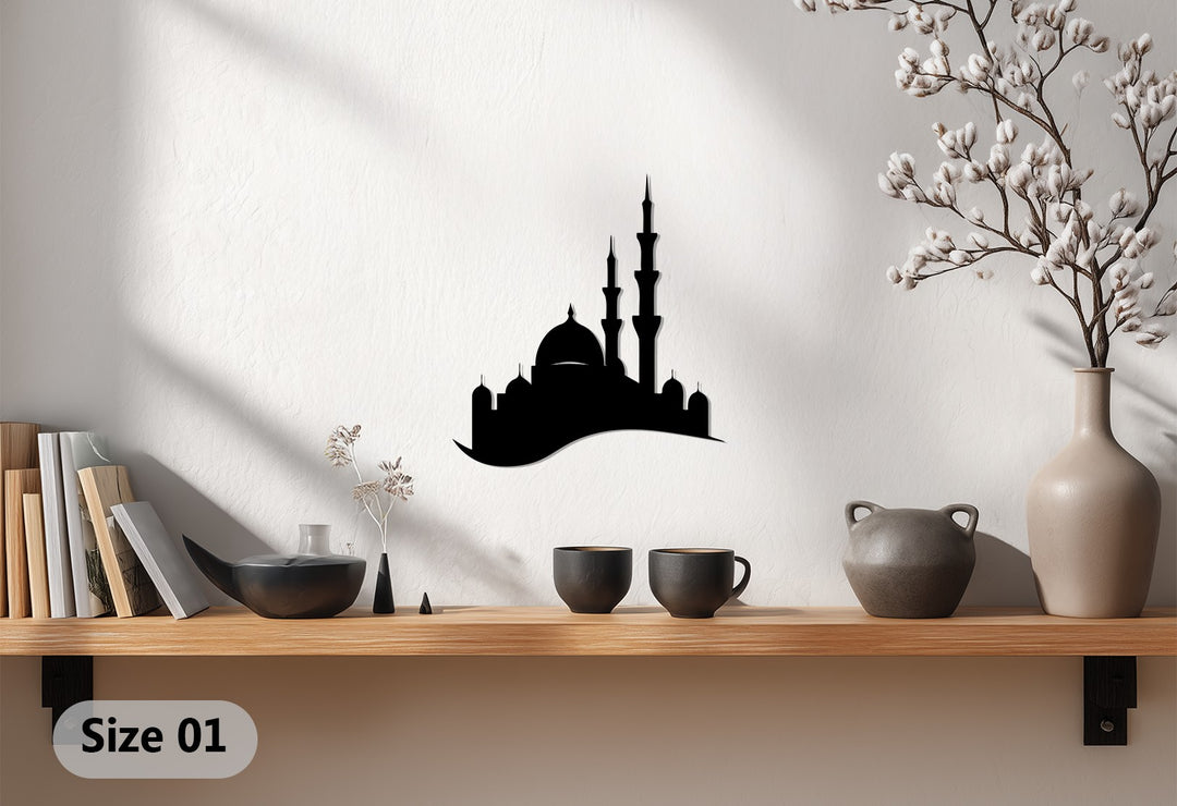 Göttliche Symmetrie – Ornamentale Geometrie Metall Wandbilder