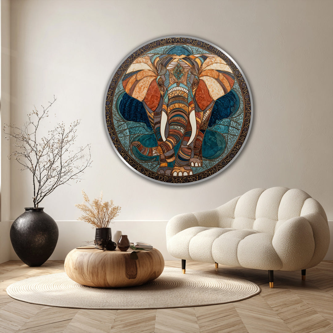 ethnic elephant wall decor