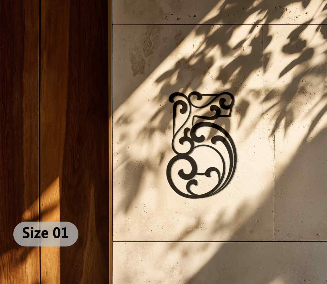 زهرة القمر – القمر وزهرة اللوتس فن جداري معدني