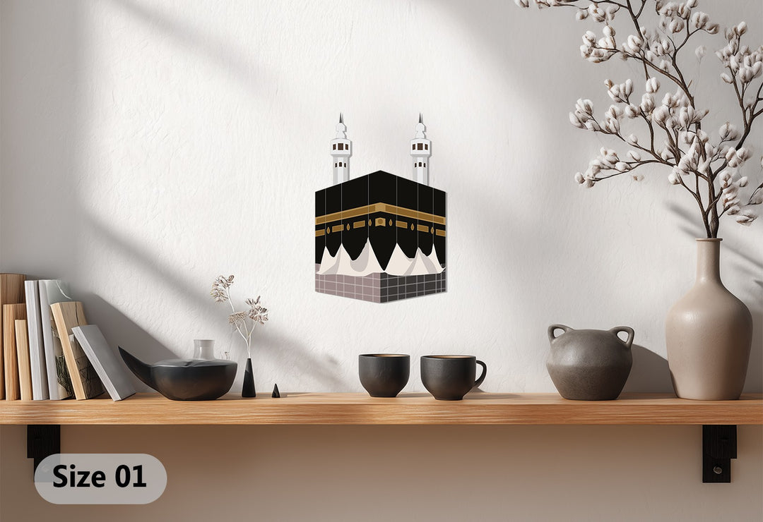 Gebirgsfluss Metall Wandbilder – Geometrisches, von der Natur inspiriertes Design