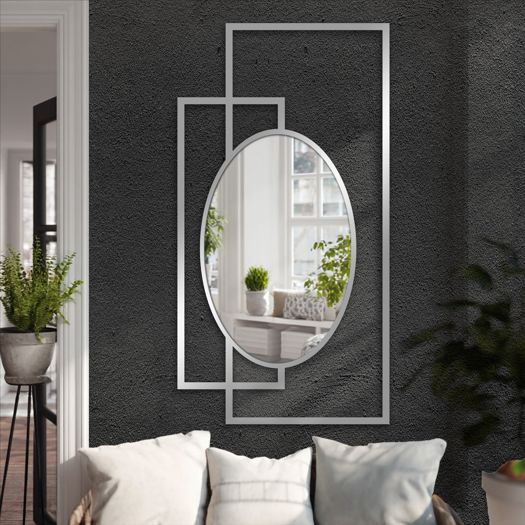 Modern loft style wall mirror