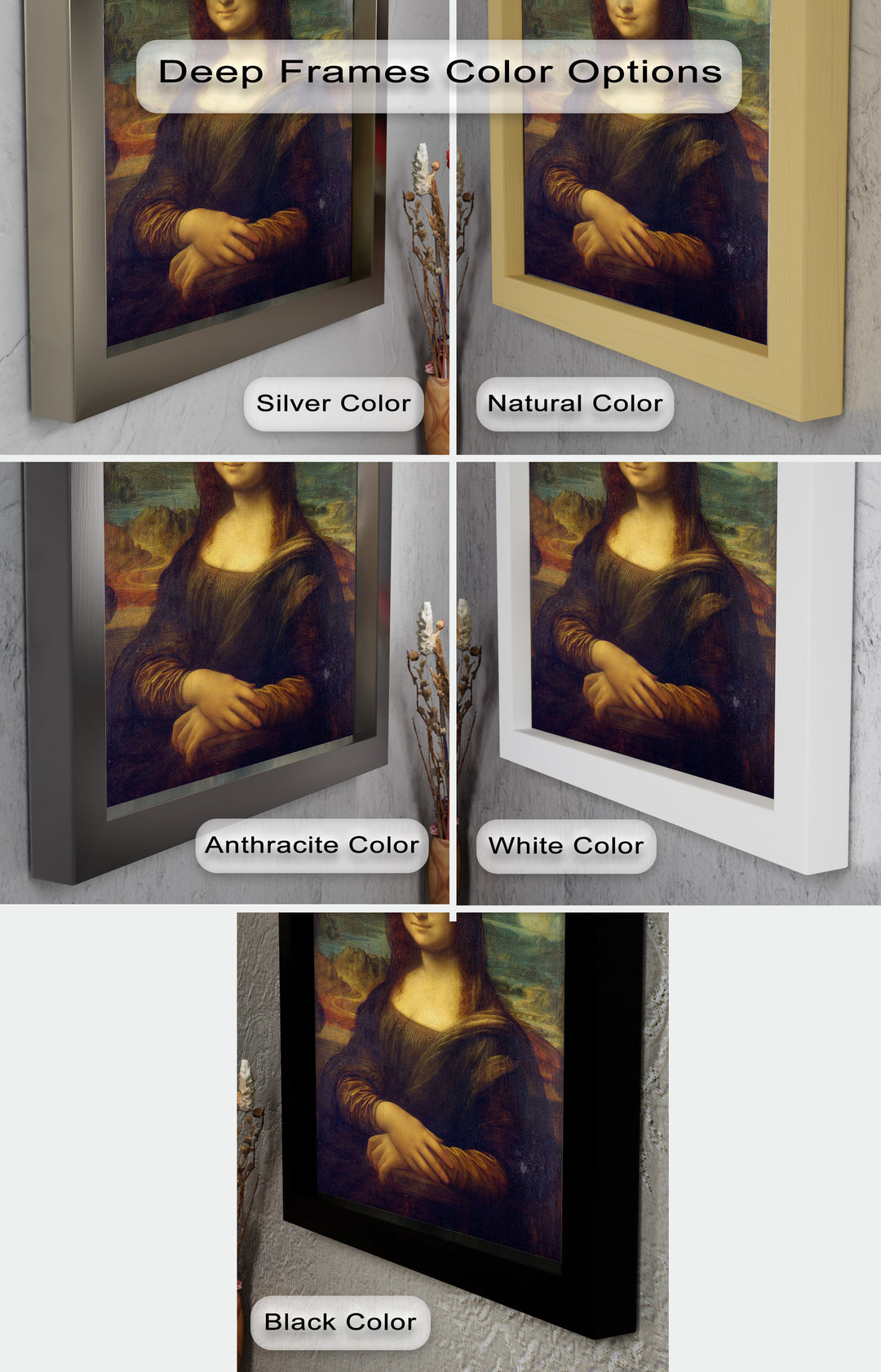 Mona Lisa – Zeitlose Renaissance-Ikone Historisches Ölgemälde