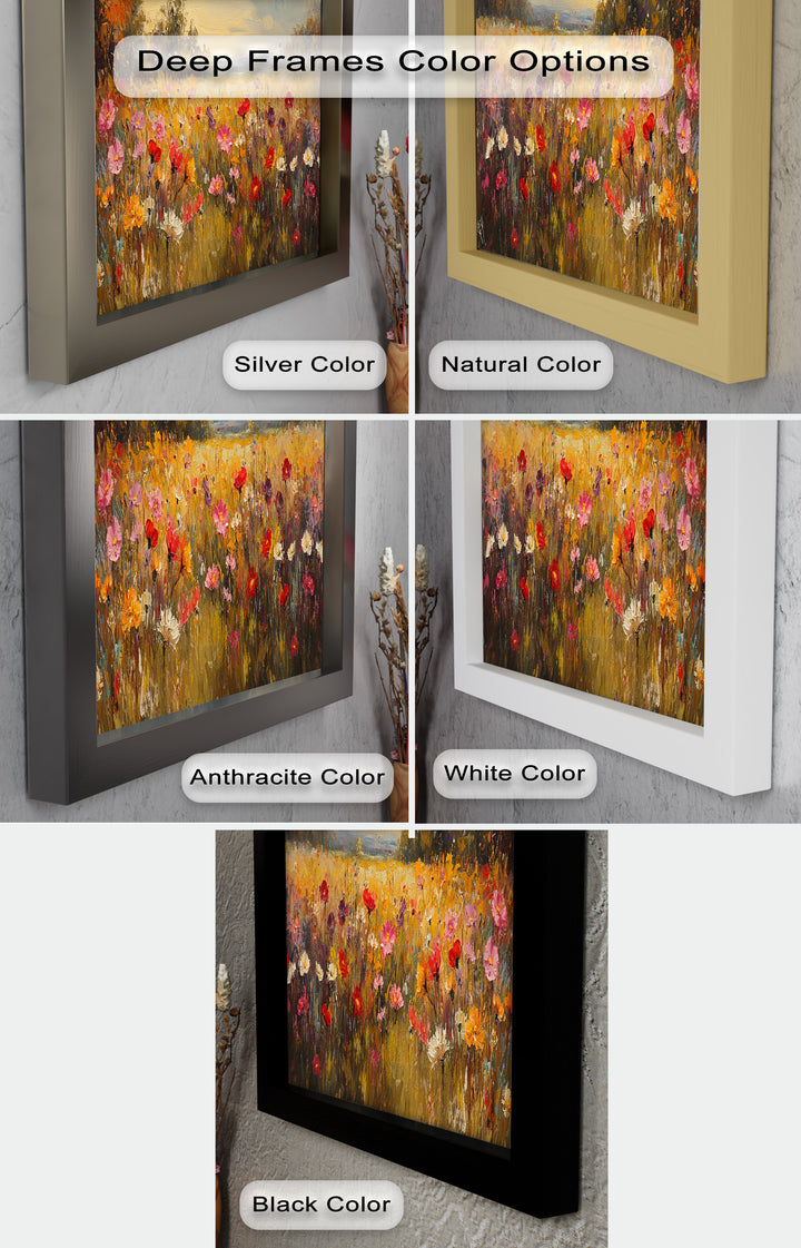 Wildflower Field – Floral Oil Painting