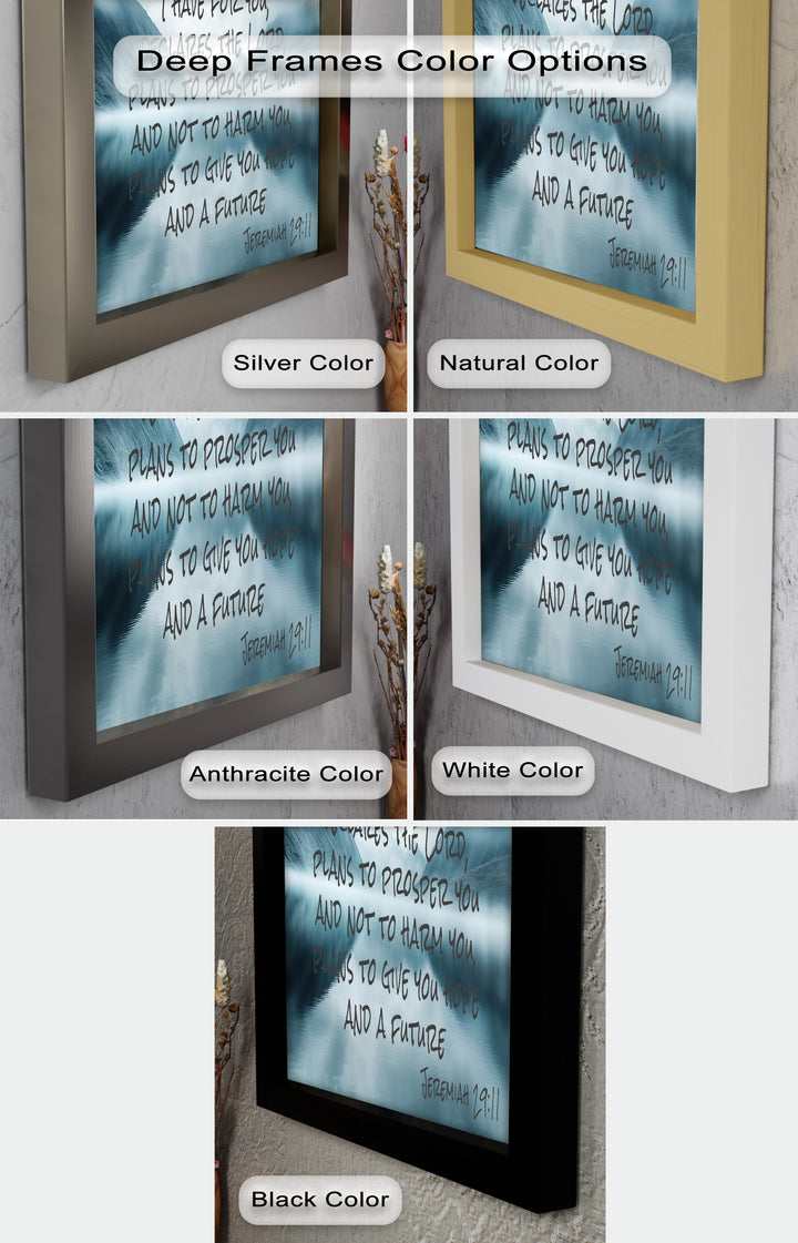 Jeremiah 29:11 – God's Plan Bible Verse Oil Painting