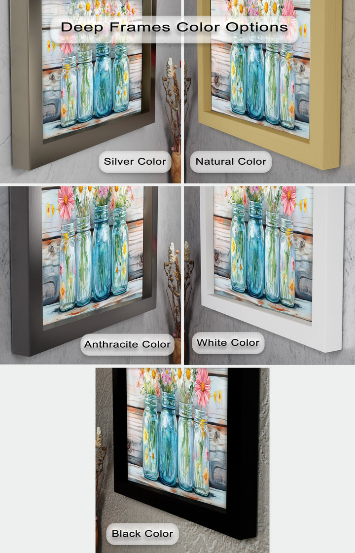 Flower Jars – Modern Oil Painting