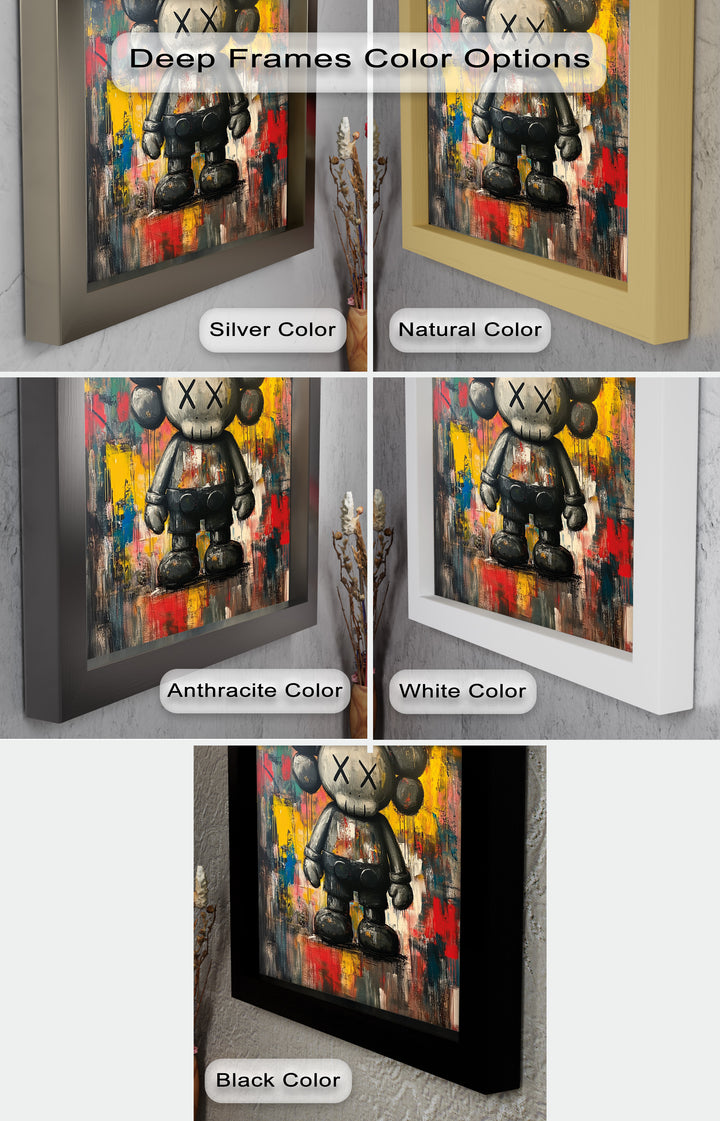 Urban Grit – KAWS Companion Oil Painting