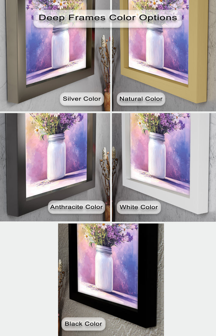 Wildflower Harmony – Sanftes Pastellblumen-Ölgemälde