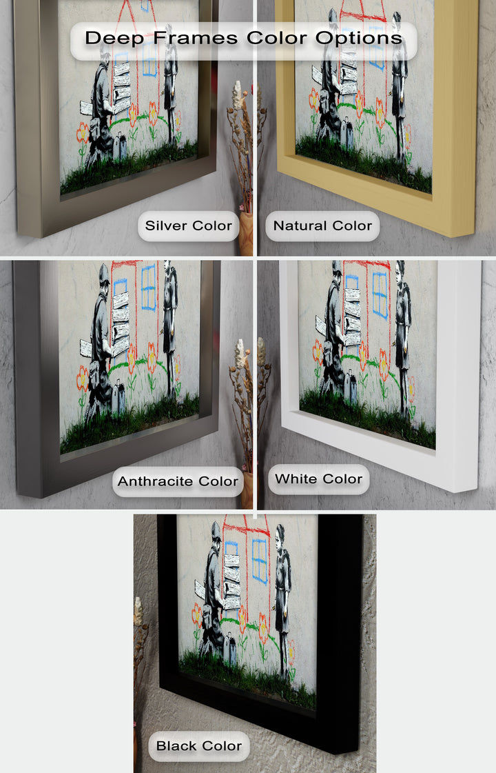 Boarded Dreams – Banksy Oil Painting