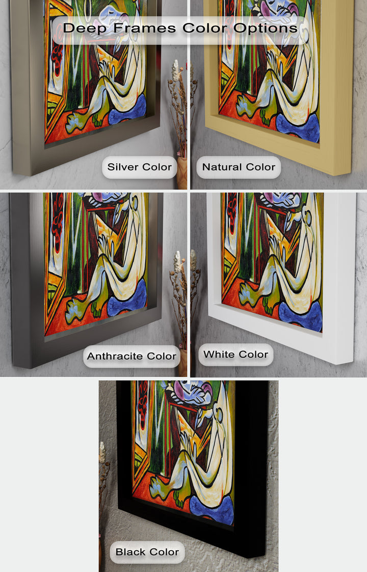 Artist and the Dream – Abstract Interior Scene Picasso Oil Painting