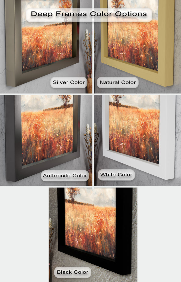 Vintage Autumn Fall – Landscape Oil Painting