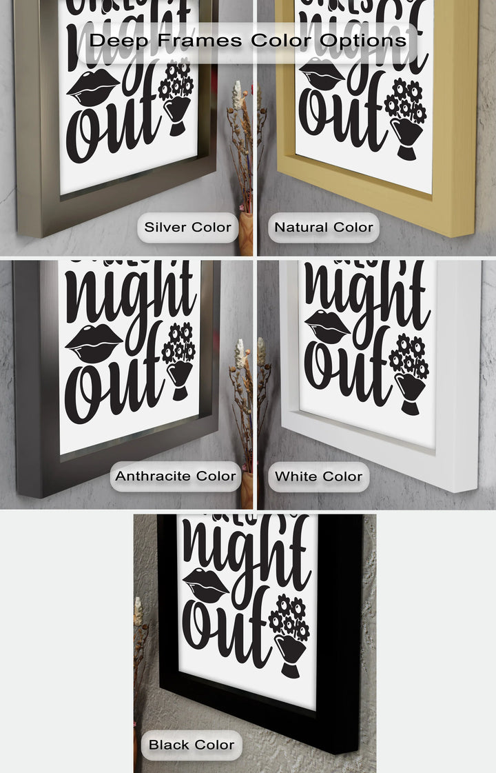 Girls Night Out – Typography Oil Painting - MyPhotoStation
