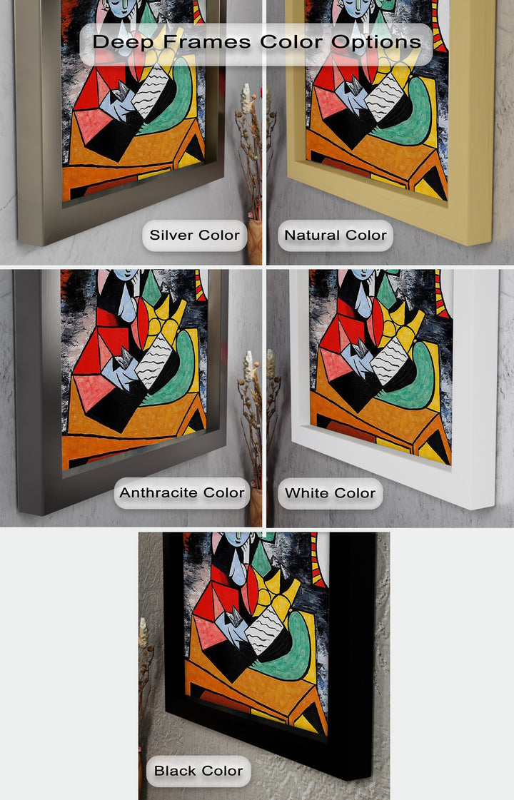Embrace in Color – Picasso Oil Painting