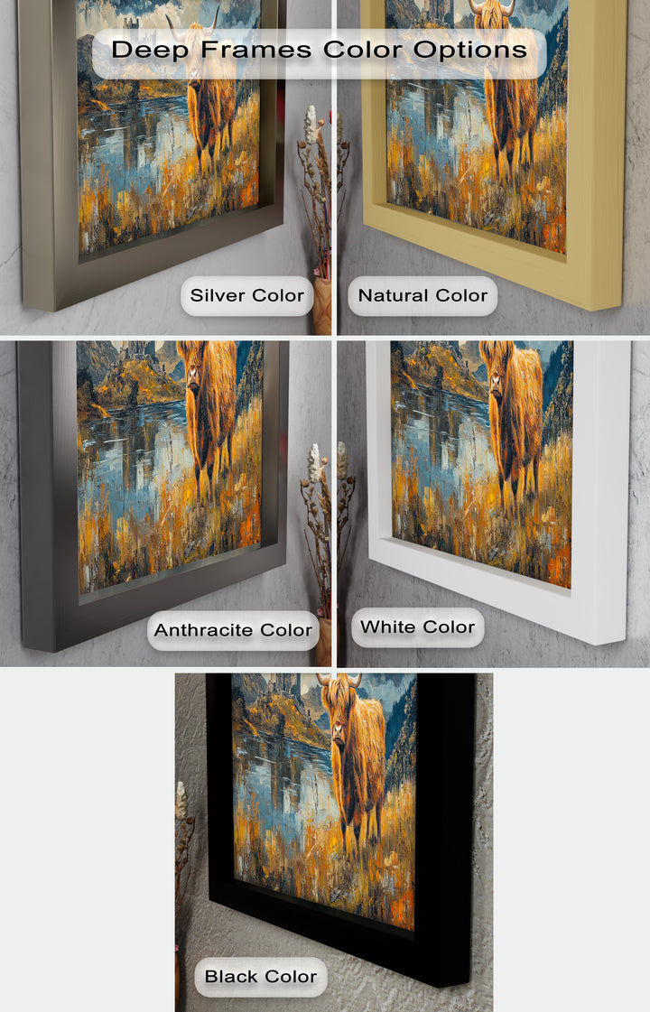 Highland Majesty – Rustic Oil Painting