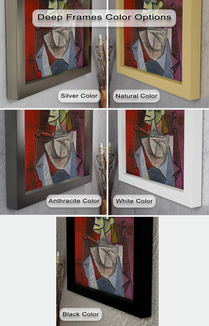 Knight of Angled Dreams – Picasso Cubist Oil Painting