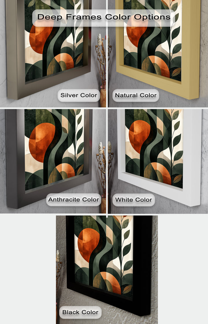 Twilight Grove – Abstract Botanical Oil Painting