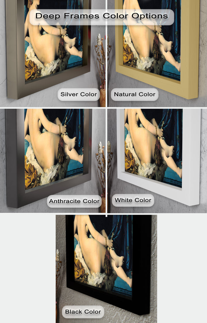 La Grande Odalisque – Exotische Eleganz Historisches Ölgemälde
