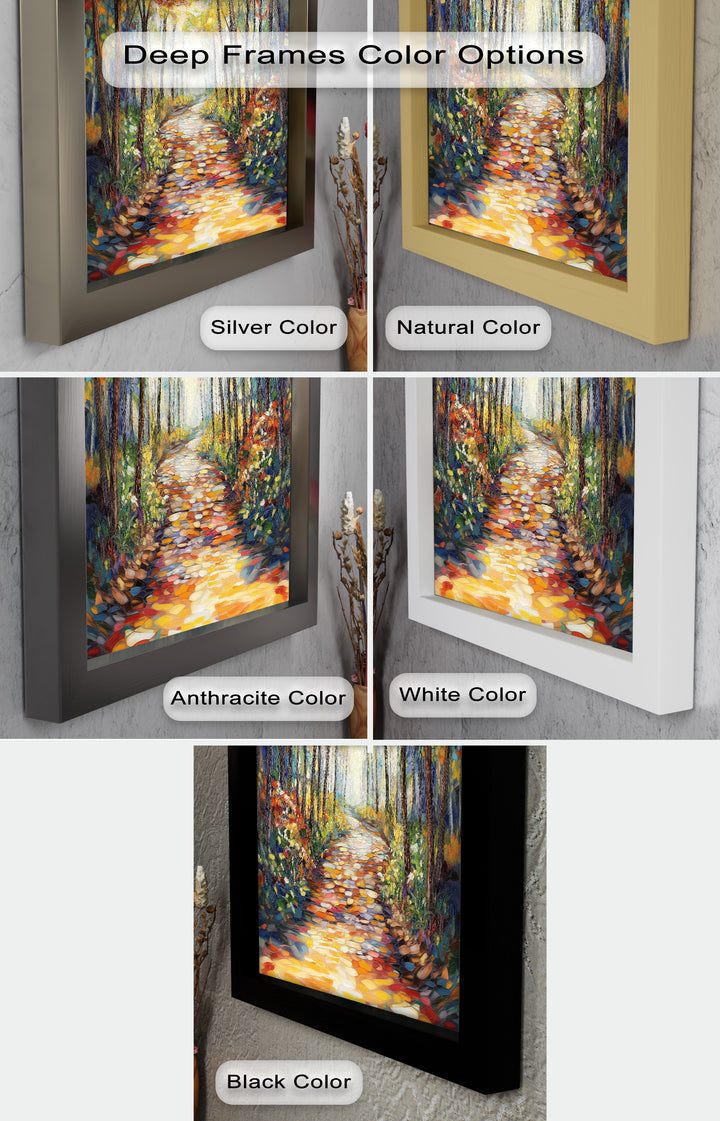 Forest Road to Somewhere – Expressive Oil Painting