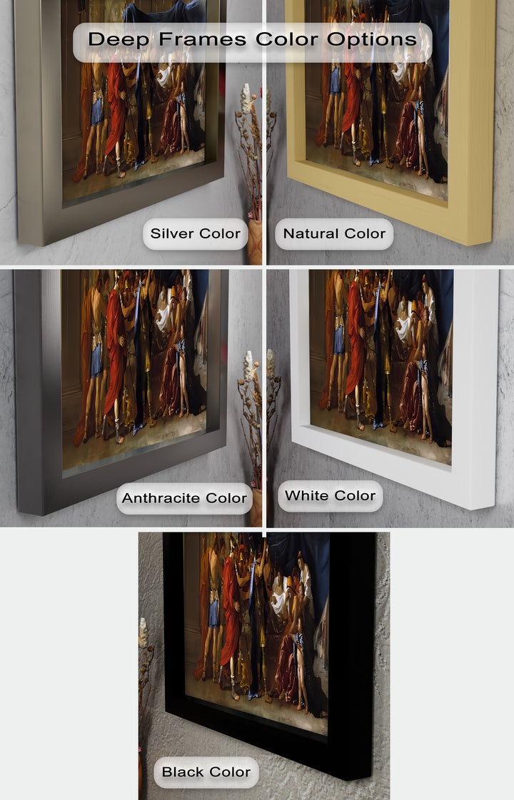 Farewell to the Hero – Classicism Oil Painting