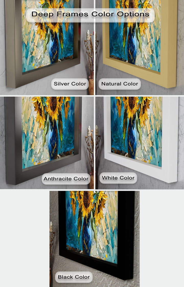 Sunflower Bouquet – Botanical Oil Painting