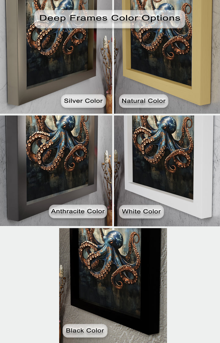 Deep Sea Octopus - Animal Oil Painting