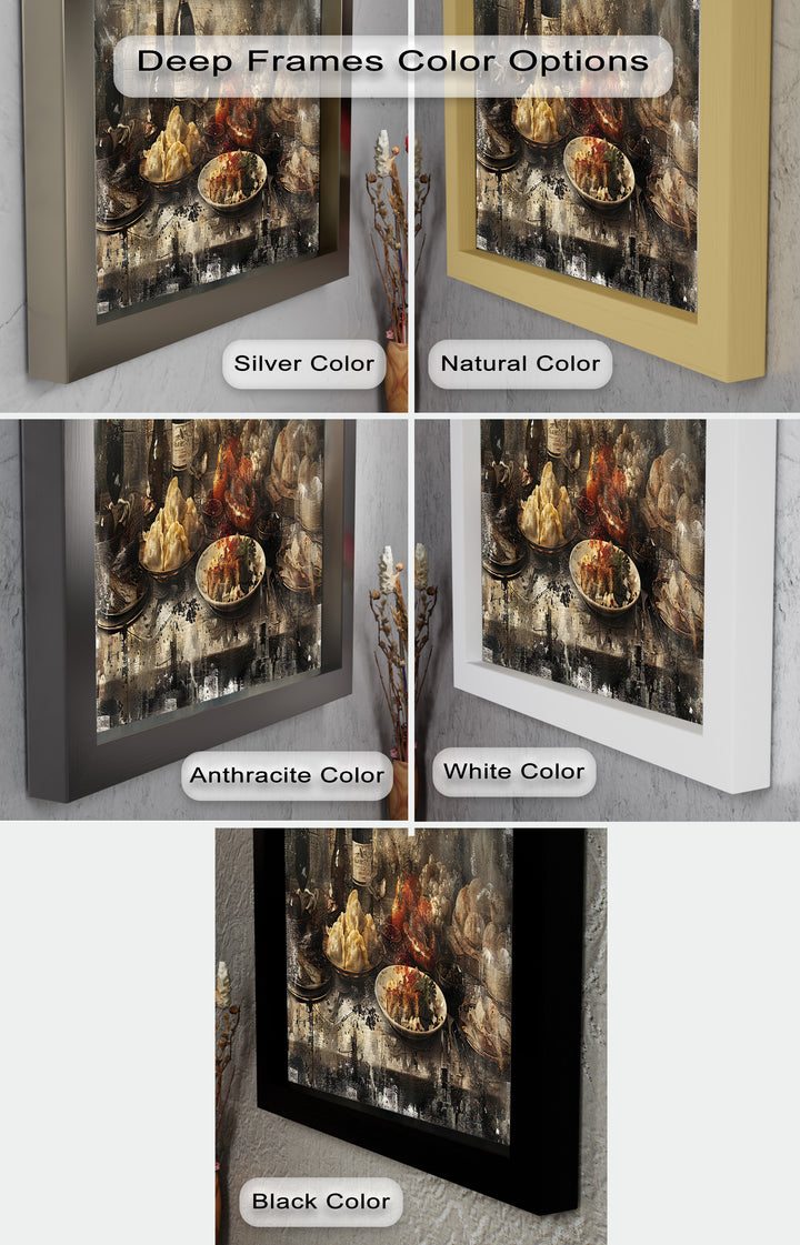 Rustic Feast – Vintage Culinary Still Life Food Painting