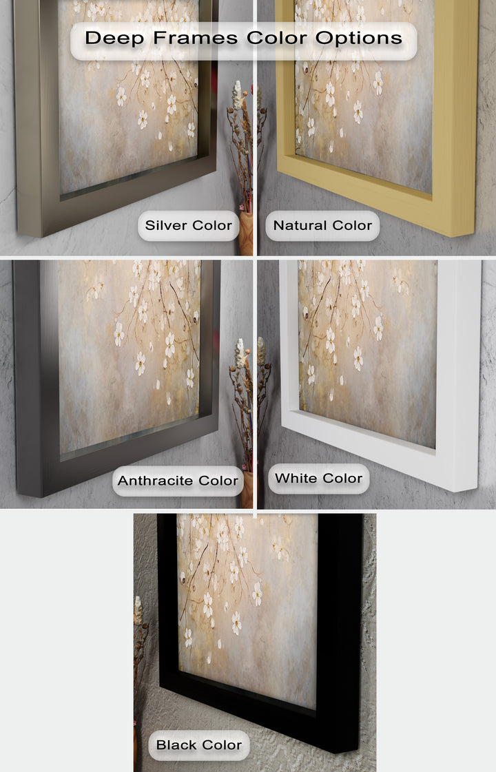 Delicate Blossom Branch – Floral Oil Paintings