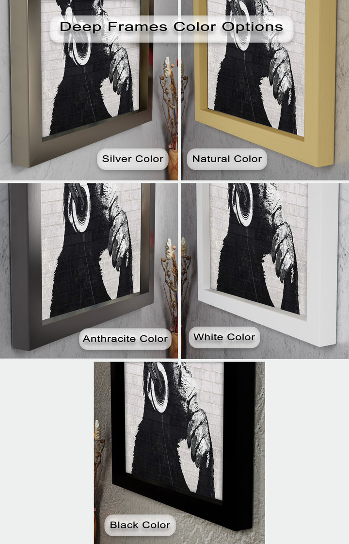 Contemplative Chimp – Banksy Oil Painting