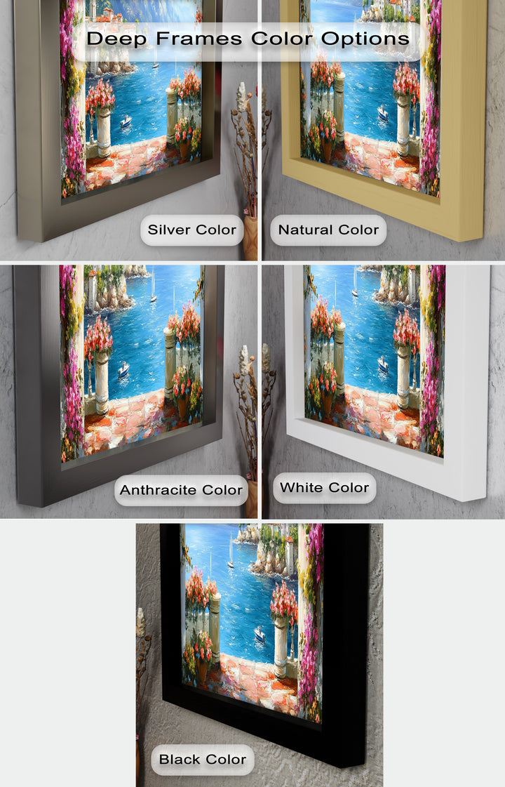 Mediterranean Coastal – Seaside Landscape Oil Painting
