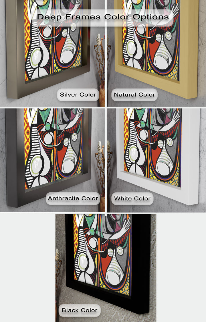 Reflected Identity – Mirror Portrait Picasso Oil Painting
