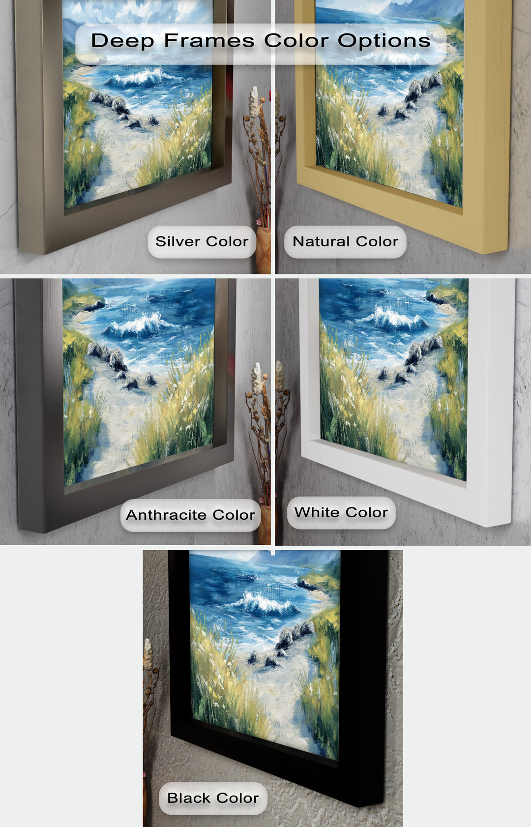 Ocean Breeze – Seaside Landscape Oil Painting