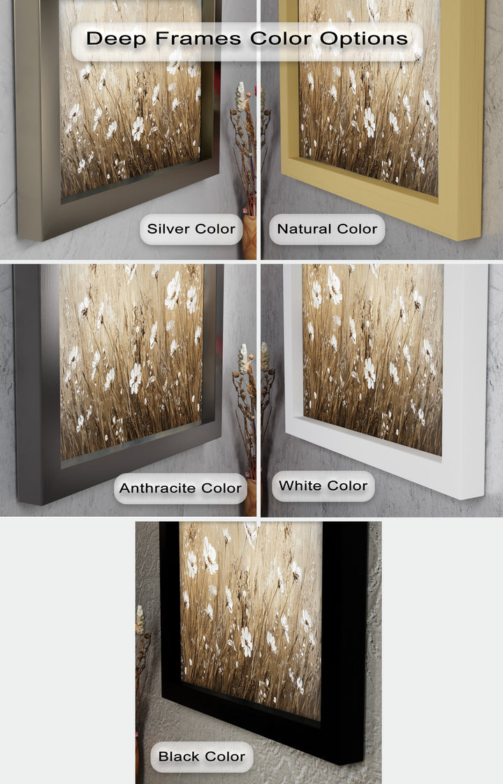 Whispers of Wheat – Floral Oil Painting