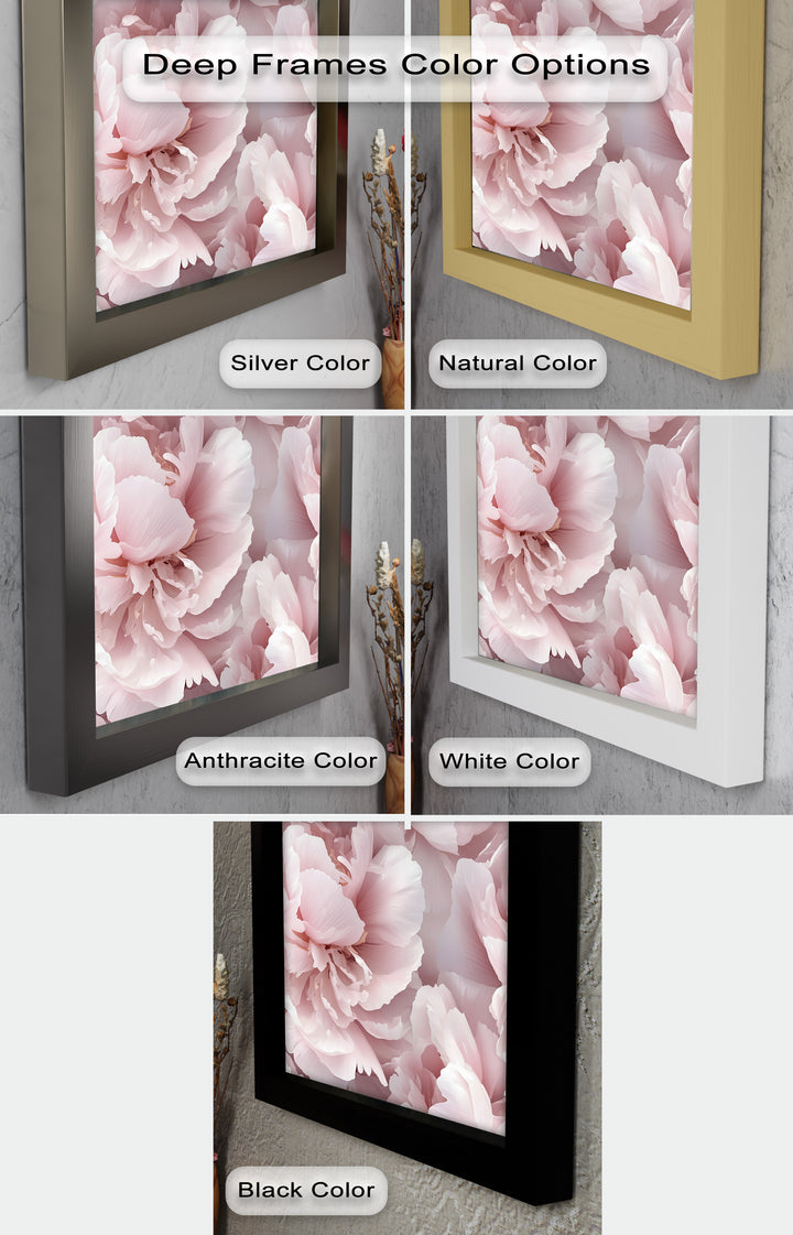 Blushing Petal Bloom – Soft Pink Peony Flower Oil Painting