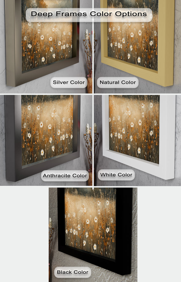 Golden Meadow – Wildflower Oil Painting