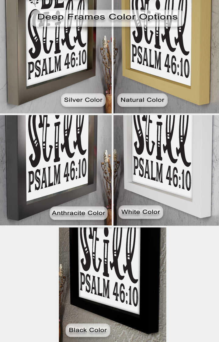 Sei still – Psalm 46:10 Bibel Bibel Ölgemälde