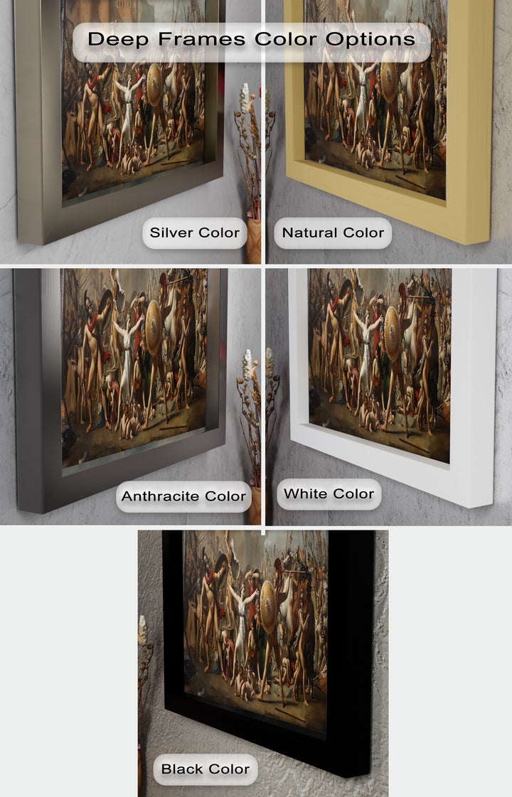 The Sabine Women Intervene – Classicism Oil Painting
