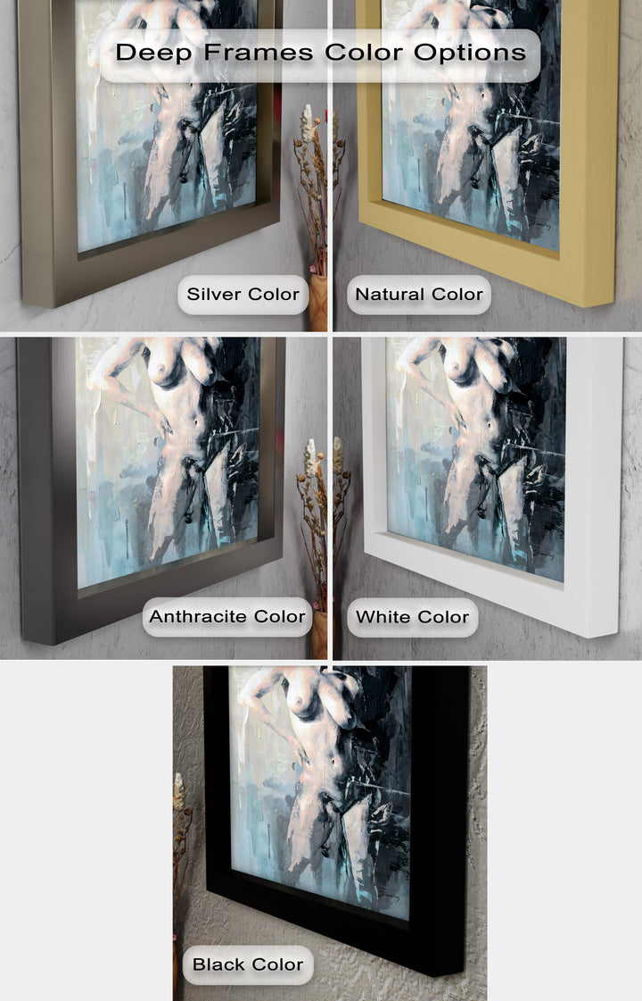 Still in the Shadows – Contemporary Nude Oil Painting