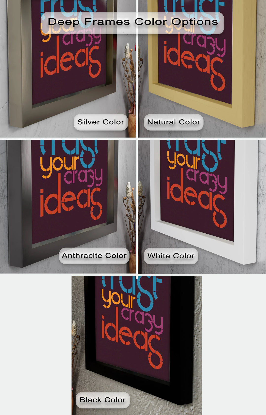 Trust Your Crazy Ideas – Modern Oil Painting - MyPhotoStation