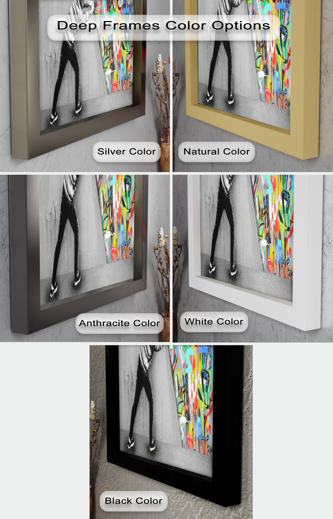 Unveiling the Chaos – Banksy Oil Painting
