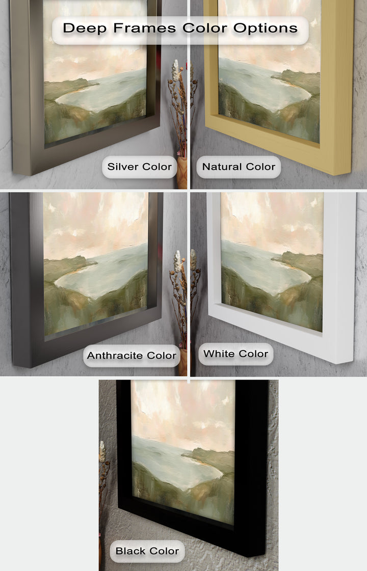 Sunset Oil Painting – Seascape Wall Art