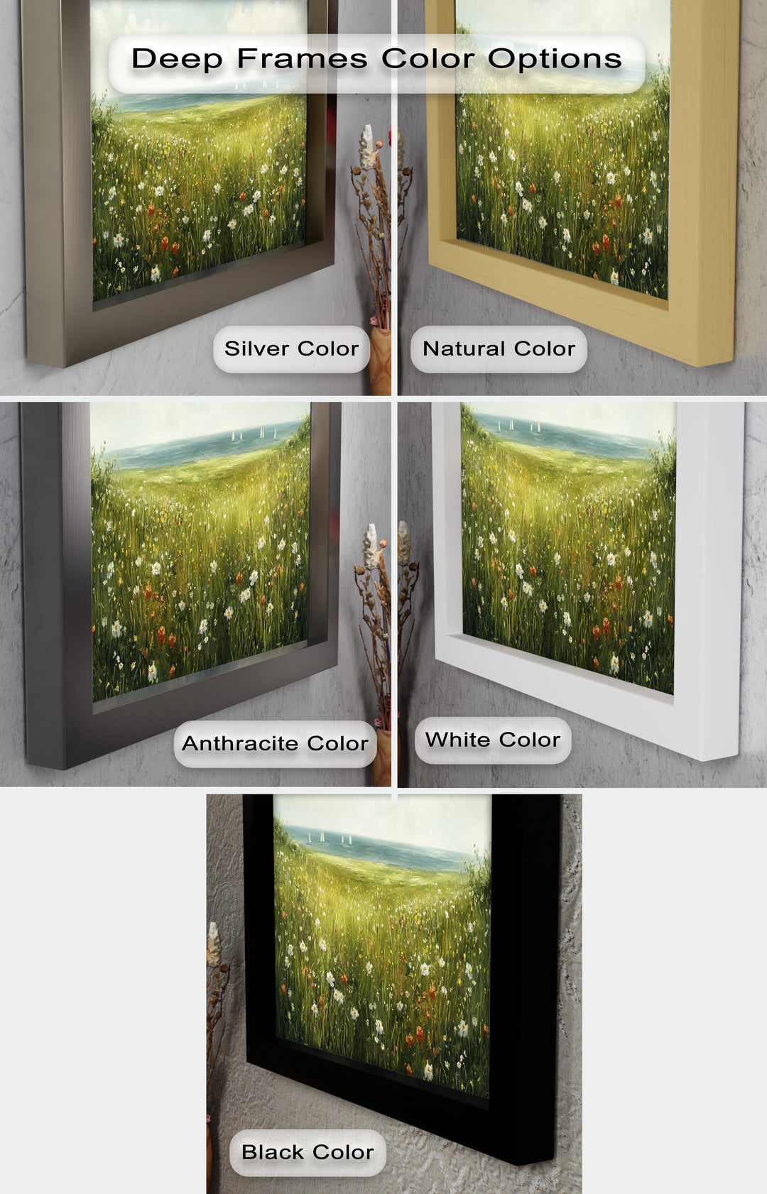Moody Country Landscape – Serene Oil Painting